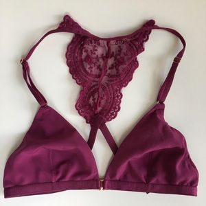 Urban Outfitters strappy lace bralette NWOT